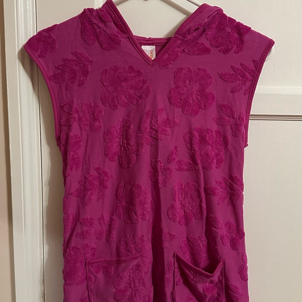 Cat & Jack Pink Floral Kids Swim Coverup